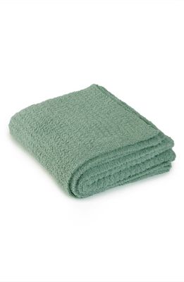 barefoot dreams CozyChic® Ribbed Throw Blanket in Sage Green