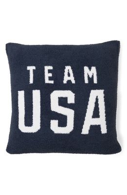 barefoot dreams CozyChic Team USA Pillow in Indigo-Pearl