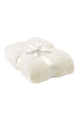 barefoot dreams CozyChic™ Throw Blanket in Cream