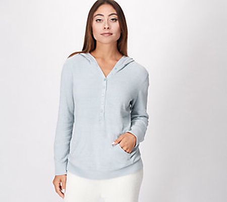 Barefoot Dreams CozyChic Ultra Lite Hooded Track Pullover