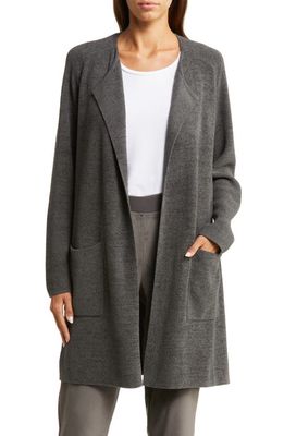 barefoot dreams CozyChic Ultra Lite Open Front Cardigan in Carbon