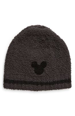 barefoot dreams Disney CozyChic Classic Mickey Mouse Beanie in Carbon-Black