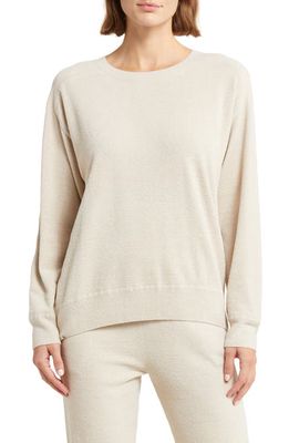 barefoot dreams High-Low Sweater in Stone