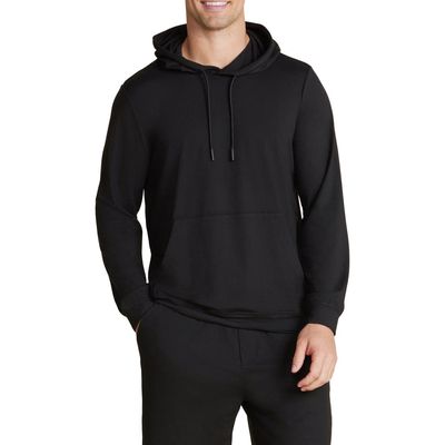 barefoot dreams Malibu Collection® Butterchic Knit® Hoodie in Black 