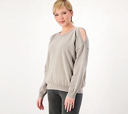 Barefoot Dreams Sunbleached Cold Shoulder Pullover