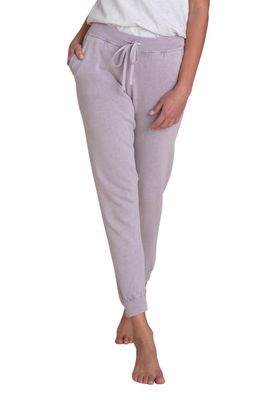 barefoot dreams Sunbleached Cotton Joggers in Soft Violet