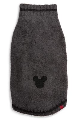 barefoot dreams x Disney CozyChic Mickey Mouse Pet Sweater in Carbon/Black