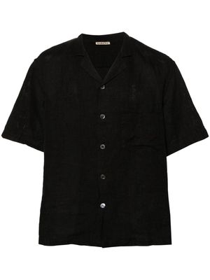Barena Bagolo Datolo camp-collar shirt - Black