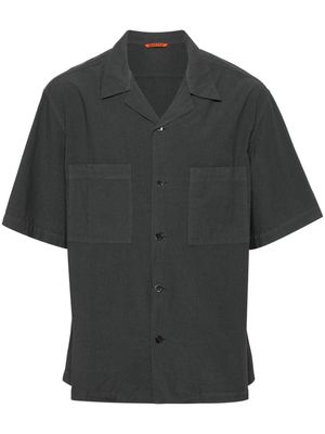 Barena camp-collar cotton shirt - Grey