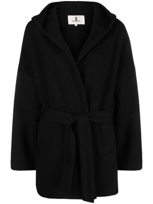Barena Carmela drop-shoulder belted coat - Black
