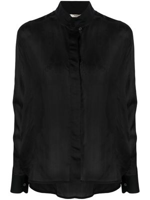 Barena Cassandra Velato semi-sheer shirt - Black