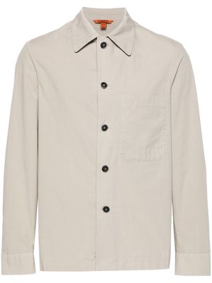 Barena chest-pocket poplin shirt - Neutrals