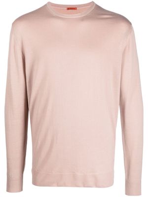 BARENA crew-neck long-sleeve jumper - Pink