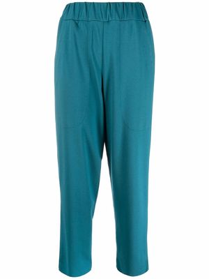 Barena cropped elasticated trousers - Blue