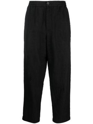 Barena cropped tapered trousers - Black