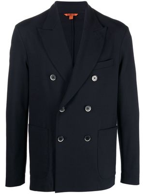 Barena double-breasted wool-blend blazer - Blue