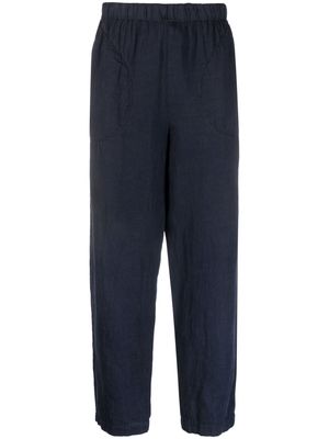 Barena elasticated-waistband straight-leg trousers - Blue