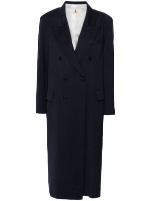 Barena Gianni double-breasted coat - Blue