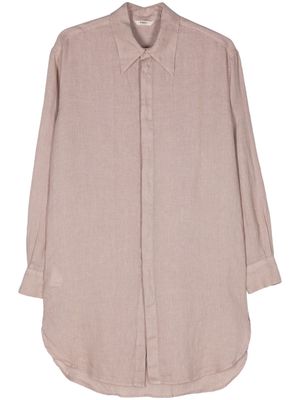 Barena linen chambray shirt - Pink