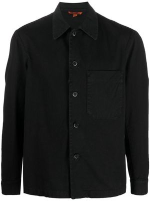 Barena long-sleeve cotton shirt - Black