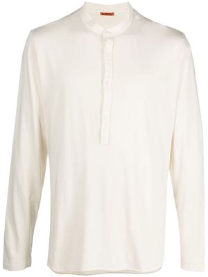 Barena long-sleeve Henley T-shirt - Neutrals
