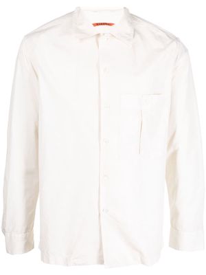 Barena long-sleeved cotton shirt - Neutrals