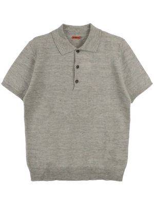 Barena Marco Slissa mélange-effect polo shirt - Grey