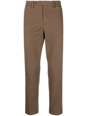 Barena mid-rise cotton chino trousers - Brown