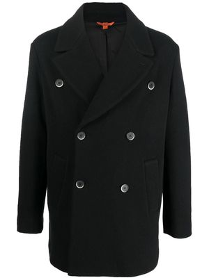 Barena notched-collar double-breasted coat - Black