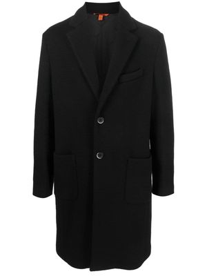 Barena notched-collar single-breasted coat - Black