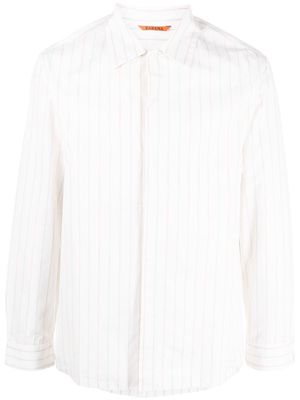 Barena pinstripe poplin cotton shirt - Neutrals