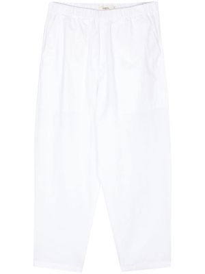 Barena poplin tapered trousers - White