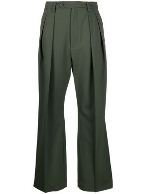 Barena pressed-crease tailored-cut trousers - Green