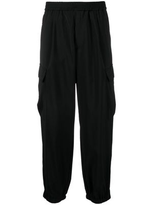 Barena Rambagio virgin wool cropped wide-leg trousers - Black