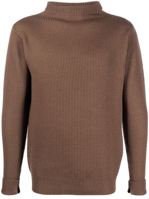 Barena roll-neck knit jumper - Brown