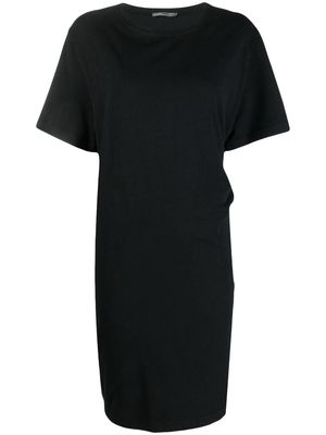 Barena short-sleeve cotton dress - Black