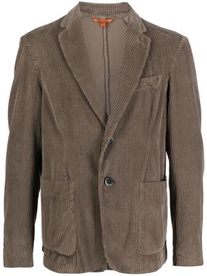 Barena single-breasted cotton-corduroy blazer - Brown