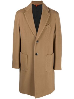 Barena single-breasted virgin-wool coat - Brown