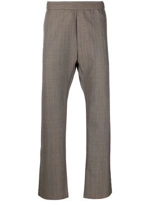 Barena straight-leg checked trousers - Brown