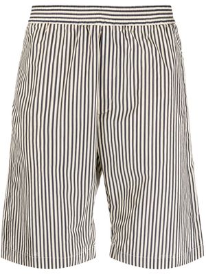 Barena striped cotton shorts - Blue