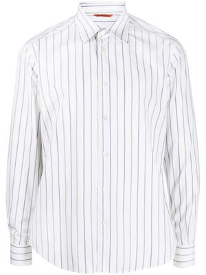 Barena striped long-sleeve shirt - White