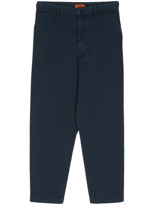 Barena textured tapered cotton trousers - Blue
