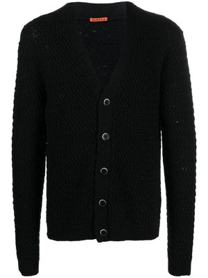 Barena textured wool cardigan - Black