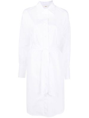 Barena tie-waist shirt dress - White
