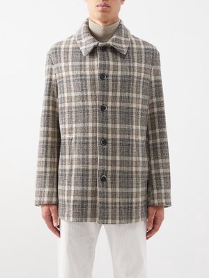 Barena Venezia - Fatoto Checked Wool-blend Tweed Jacket - Mens - Beige Multi