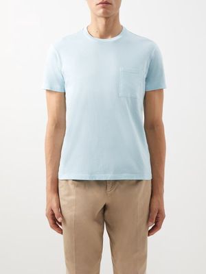 Barena Venezia - Patch-pocket Cotton-jersey T-shirt - Mens - Blue