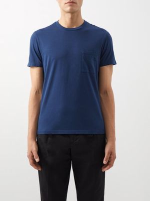 Barena Venezia - Patch-pocket Cotton-jersey T-shirt - Mens - Navy