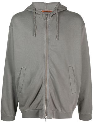 Barena zip-up cotton hoodie - Grey