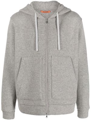 Barena zip-up wool-blend hoodie - Grey