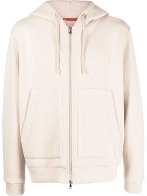 Barena zip-up wool-blend hoodie - Neutrals